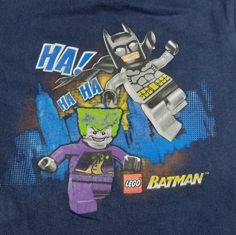 2010 lego batman single sided kids shirt size XL